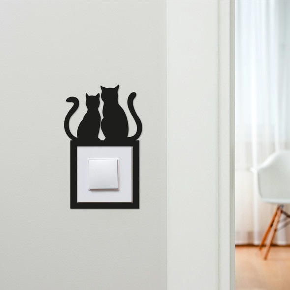 Light Switch Surround Cats Decorative Switch Plate Cover Frame