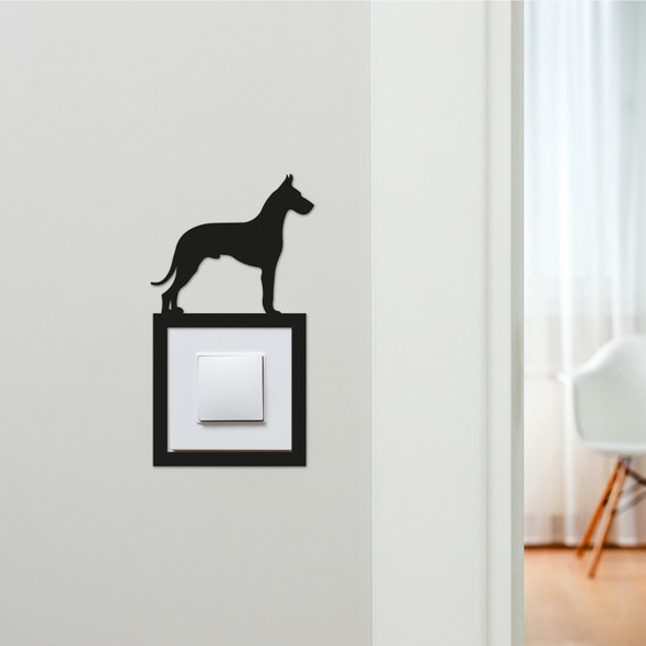 Light Switch Surround Great Dane Dog Decorative Switch Plate Cover Frame