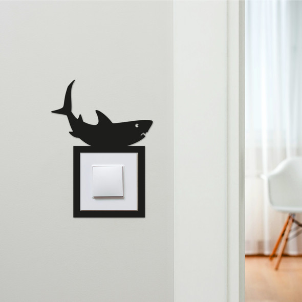 Light Switch Surround Shark Decorative Switch Plate Cover Frame