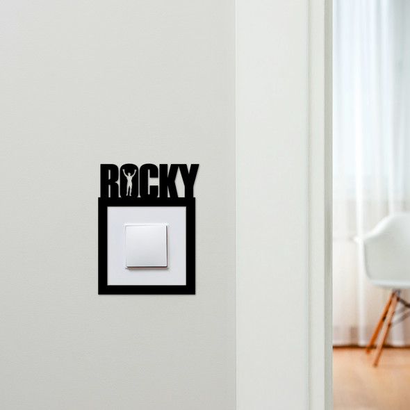 Light Switch Surround Rocky Film Decorative Switch Plate Cover Frame
