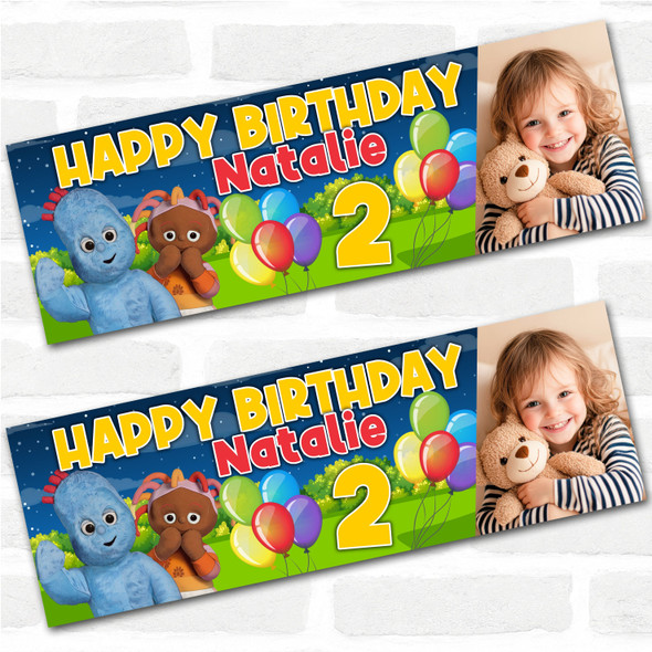 Personalised Party Banner For Kids Birthday In The Night Garden Photo