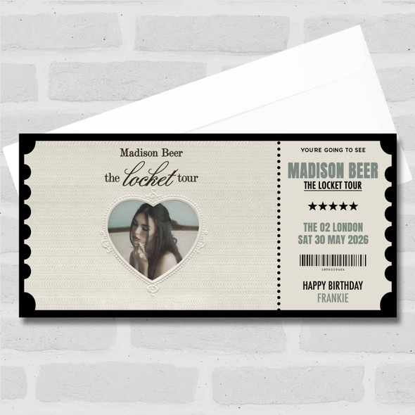 Madison Beer Concert The Locket Tour Personalised Gift Voucher Surprise Ticket