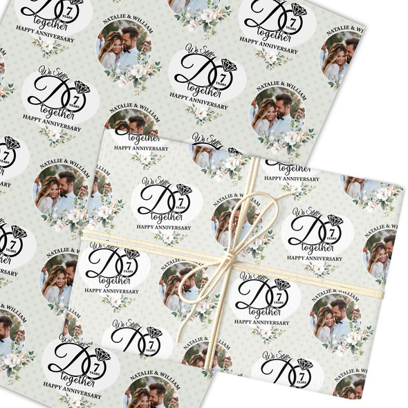 Personalised Wrapping Paper Wedding Anniversary We Still Do Photo Gift Wrap