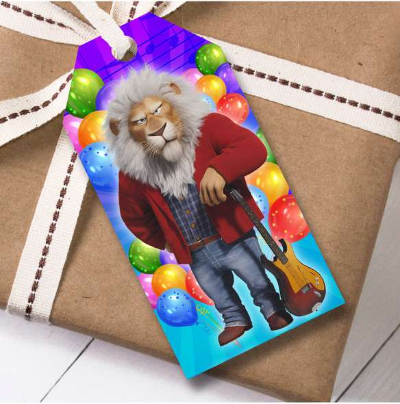Birthday 12 Large Gift Tags Sing Kids Birthday Design 6