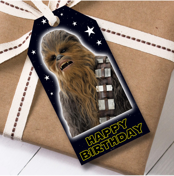 Birthday 12 Large Gift Tags Star Wars Kids Birthday Design 5