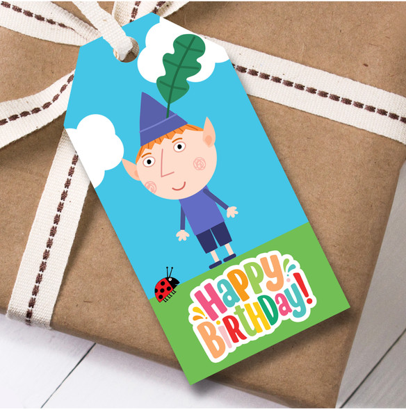 Birthday 12 Large Gift Tags Ben & Holly Kids Birthday Children's