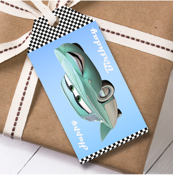 Birthday 12 Large Gift Tags Disney Cars Boys Kids Birthday Design 19