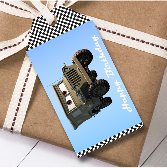 Birthday 12 Large Gift Tags Disney Cars Boys Kids Birthday Design 25