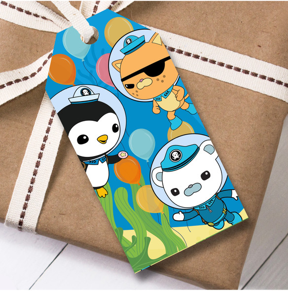 Birthday 12 Large Gift Tags Octonauts Kids Birthday