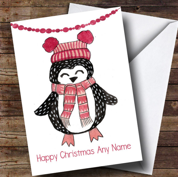 White Cotton Cards – 144 Weihnachtskarten "Merry Christmas To A Special Grandson" Mit Pinguin-Motiv, Handgefertigt