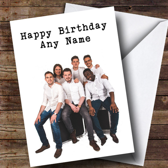 Personalised Sons Of Pitches Celebrity Birthday Card
