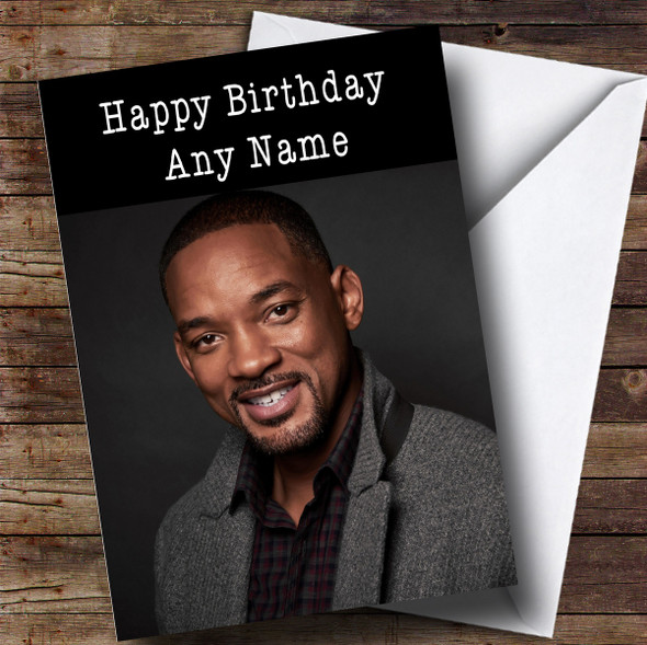 Personalised Will Smith Celebrity Birthday Card