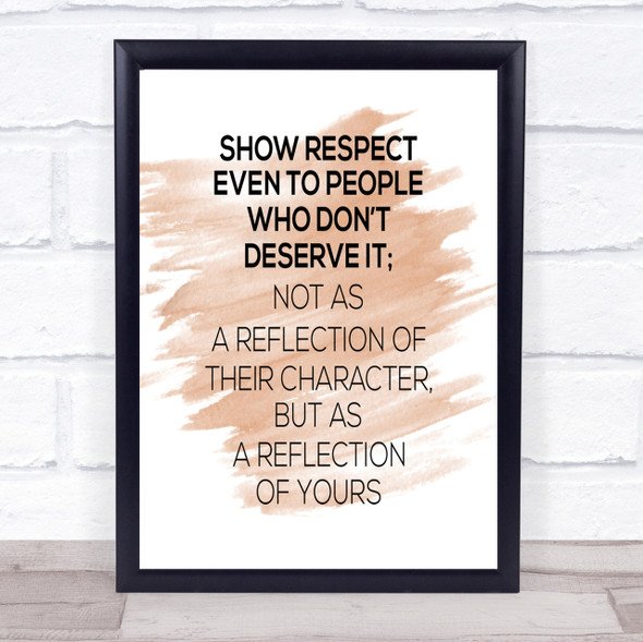 Reflection Of Yours Quote Print Watercolour Wall Art