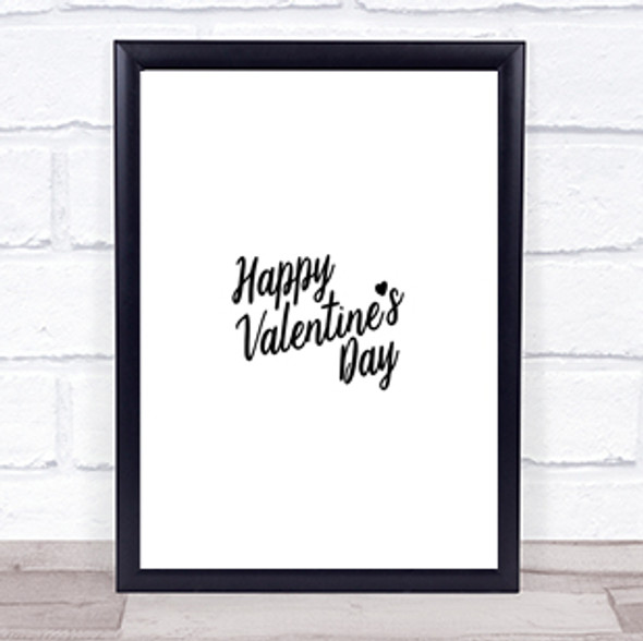 Valentines Quote Print Poster Typography Word Art Picture