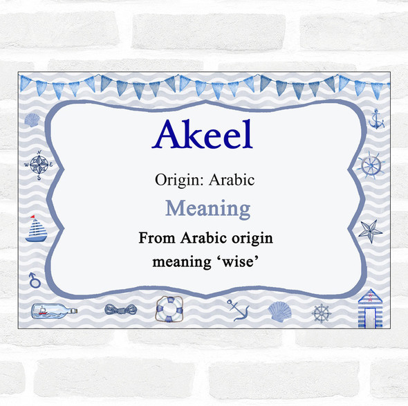 Akeel Name Meaning Nautical Certificate