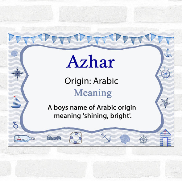 Azhar Name Meaning Nautical Certificate