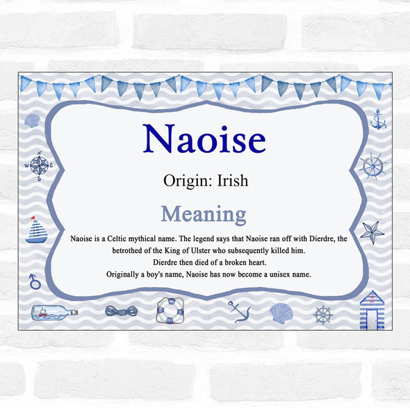 Naoise Name Meaning Nautical Certificate