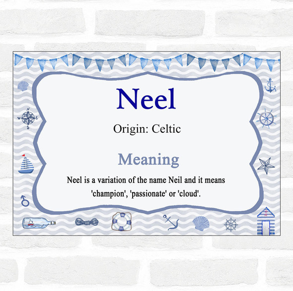 Neel Name Meaning Nautical Certificate