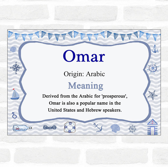 Omar Name Meaning Nautical Certificate