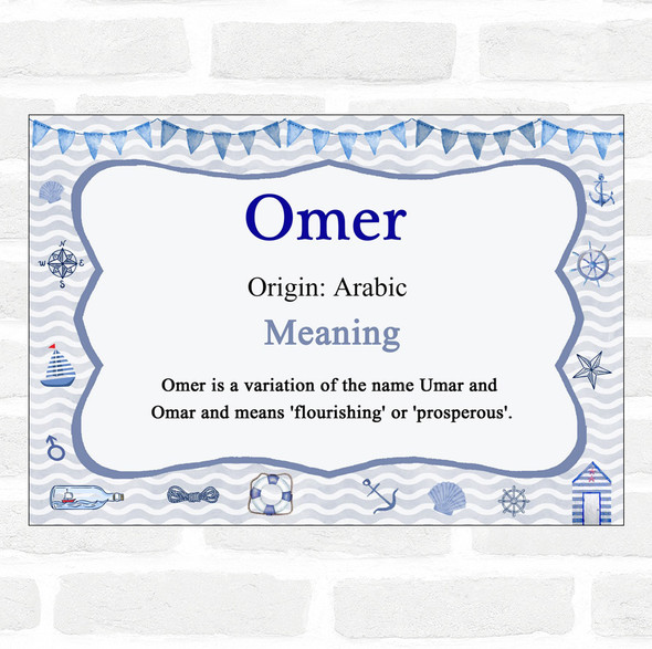 Omer Name Meaning Nautical Certificate