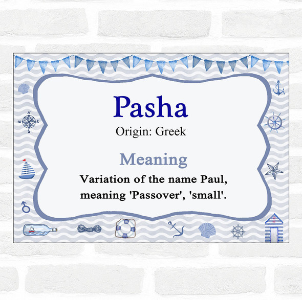 Pasha Name Meaning Nautical Certificate