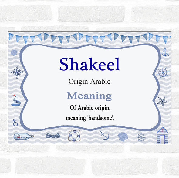 Shakeel Name Meaning Nautical Certificate