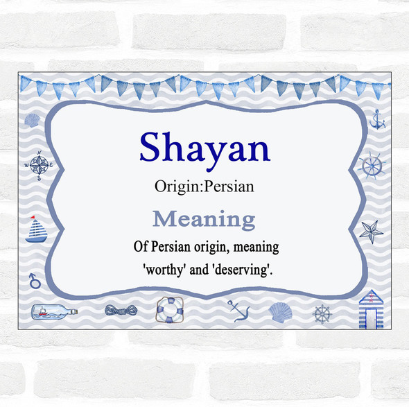 Shayan Name Meaning Nautical Certificate
