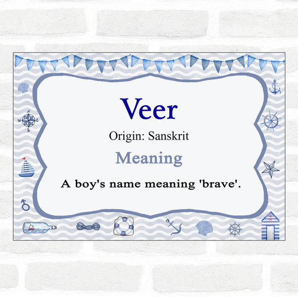 Veer Name Meaning Nautical Certificate