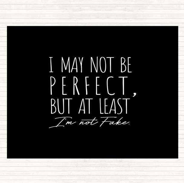 Black White May Not Be Perfect Quote Mouse Mat Pad