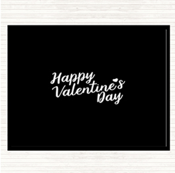 Black White Valentines Quote Mouse Mat Pad