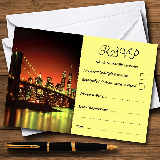 New York Personalised RSVP Cards