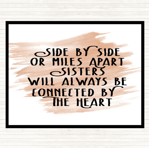 Watercolour Side By Side Quote Mouse Mat Pad