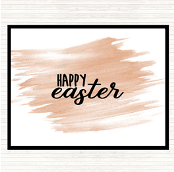 Watercolour Happy Easter Quote Dinner Table Placemat