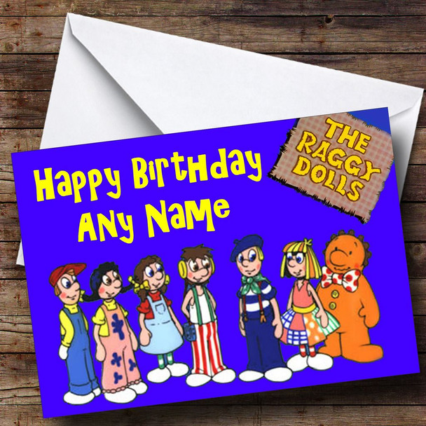 Raggy Dolls Personalised Birthday Card