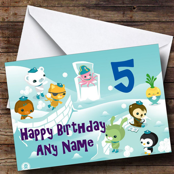 Octonauts Personalised Birthday Card