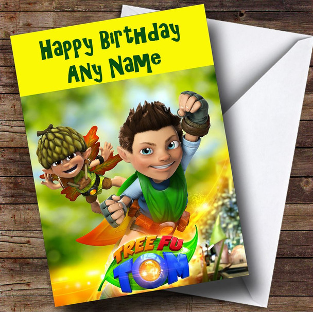 Tree Fu Tom Personalised Birthday Card