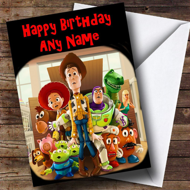 Toy Story All Characters Personalised Birthday Card