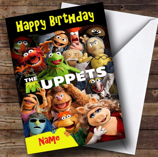 The Muppets Personalised Birthday Card