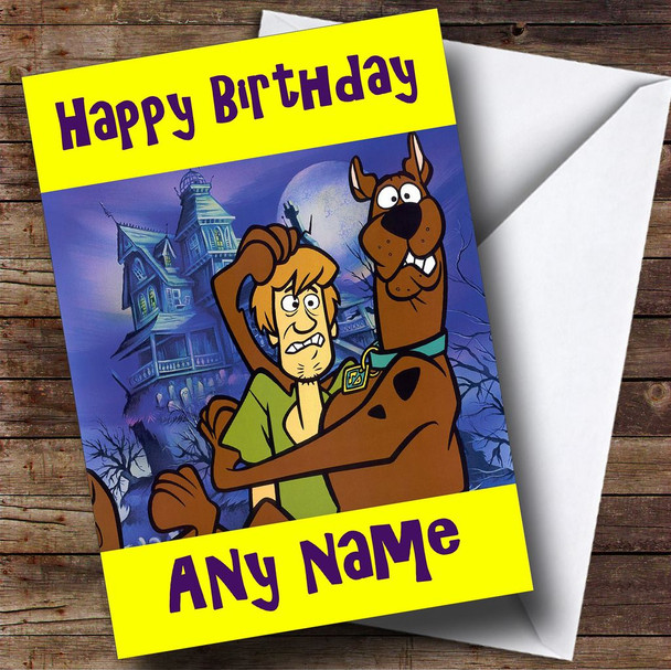 Shaggy & Scooby Doo Personalised Birthday Card