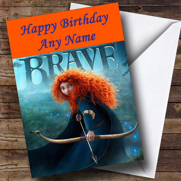 Brave Personalised Birthday Card