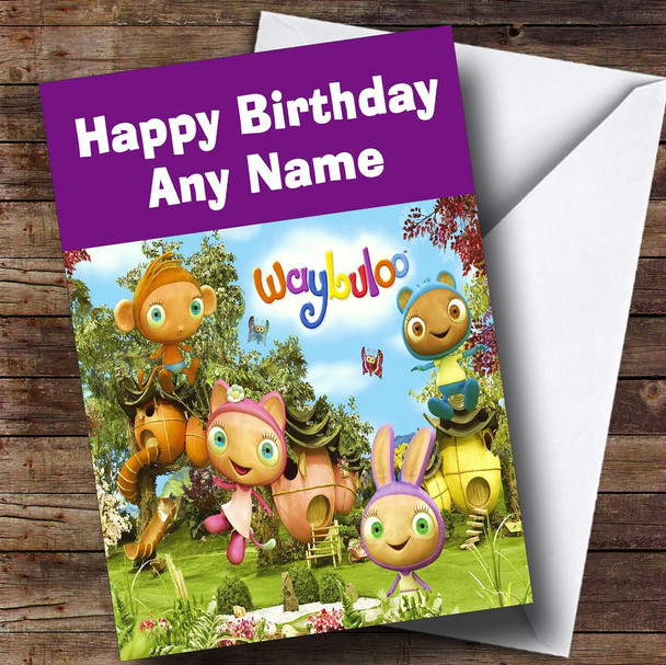 Waybuloo  Personalised Children's Birthday Card