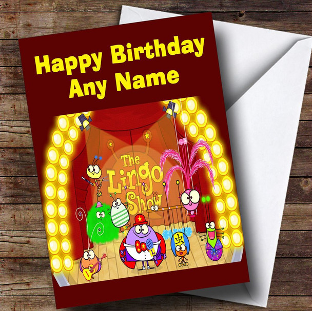 The Lingo Show  Personalised Children's Birthday Card