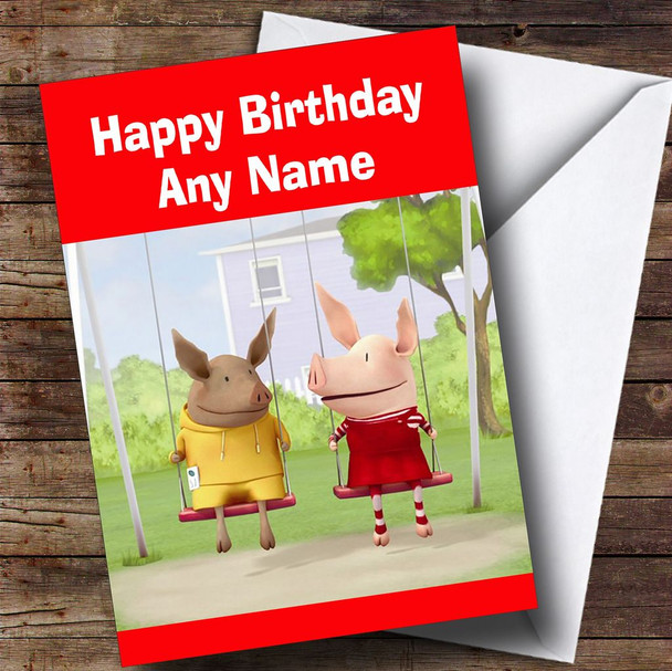 Olivia  Personalised Children's Birthday Card