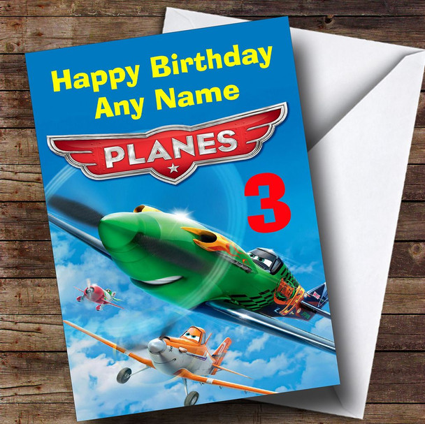 Disney Planes  Personalised Children's Birthday Card