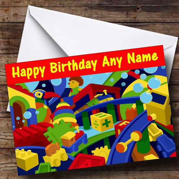 Toys Personalised Birthday Card
