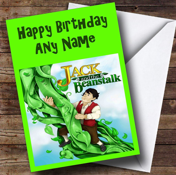 Jack & The Beanstalk Personalised Birthday Card