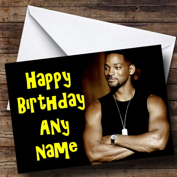 Will Smith Personalised Birthday Card