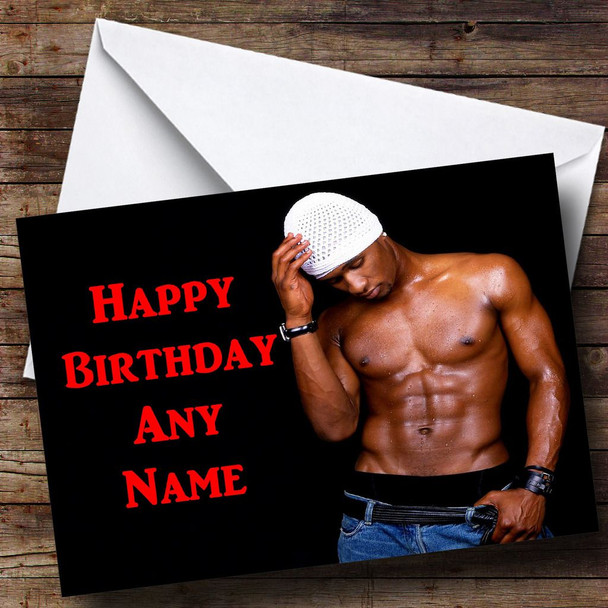 Usher Personalised Birthday Card