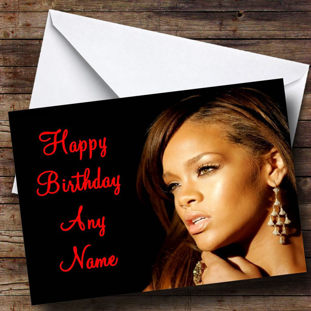 Rihanna Personalised Birthday Card