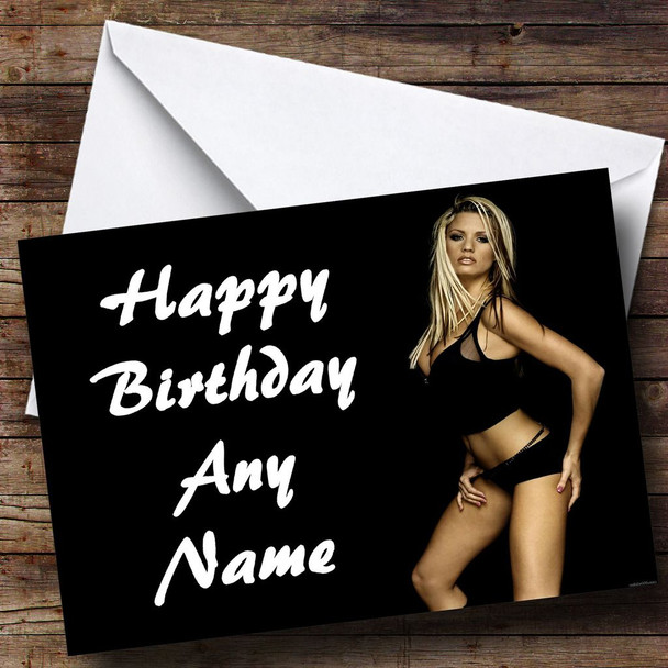 Katie Price Personalised Birthday Card